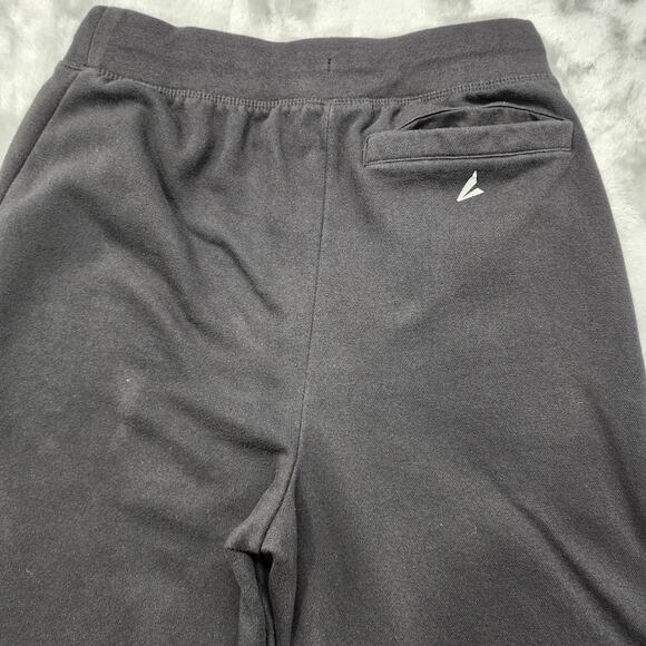 BSN SPORTS Pants Mens S Black Cotton Rich Fleece Joggers Athletic Cut Workout - Picture 3 of 13